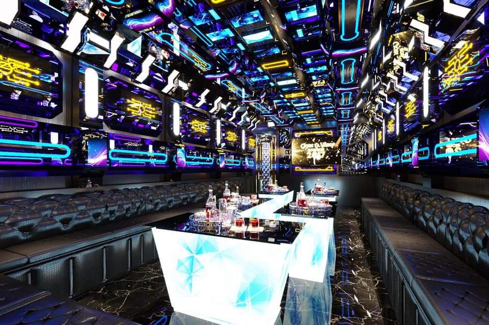 Phòng hát karaoke hiện đại rộng